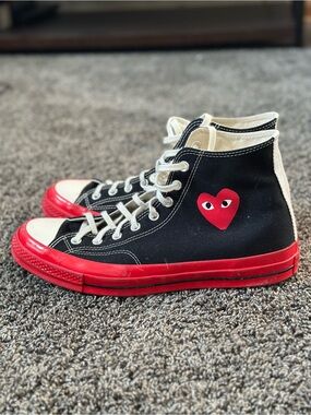 🔥 CDG Converse Chuck Taylor Size 10.5 - Authentic Designer Sneakers